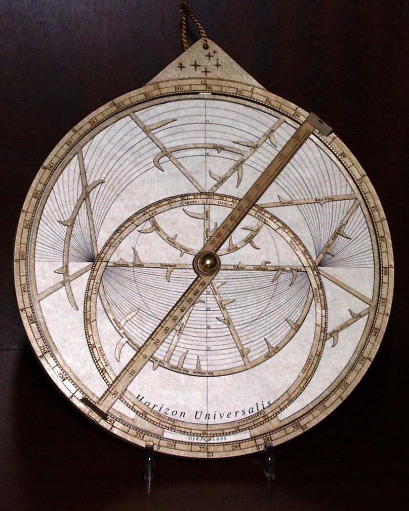 Universal Astrolabe, Front