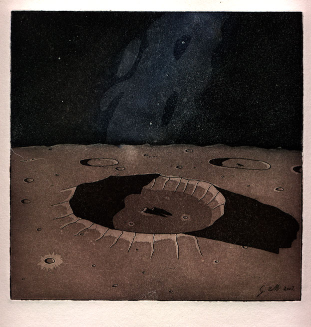 Etching: Moonscape