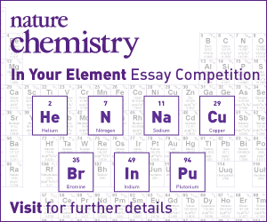 Find out more about the Nature Chemistry Essay Competition