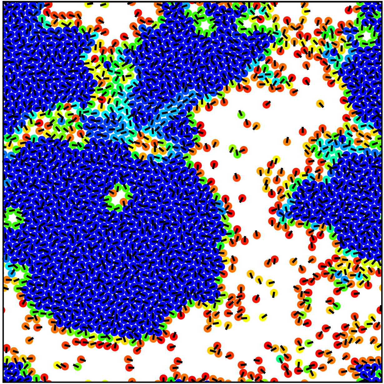 Collective dynamics of active Brownian particles