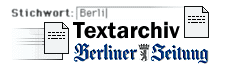 Textarchiv der Berliner Zeitung
