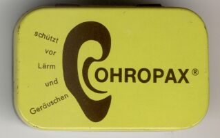 Ohropax-Dose Deckel